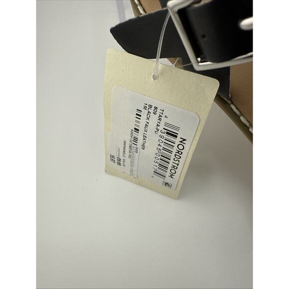 Tucker & Tate Girls Sandals Black Girl's Size 1 Buckle Strap NWT - Picture 5 of 6